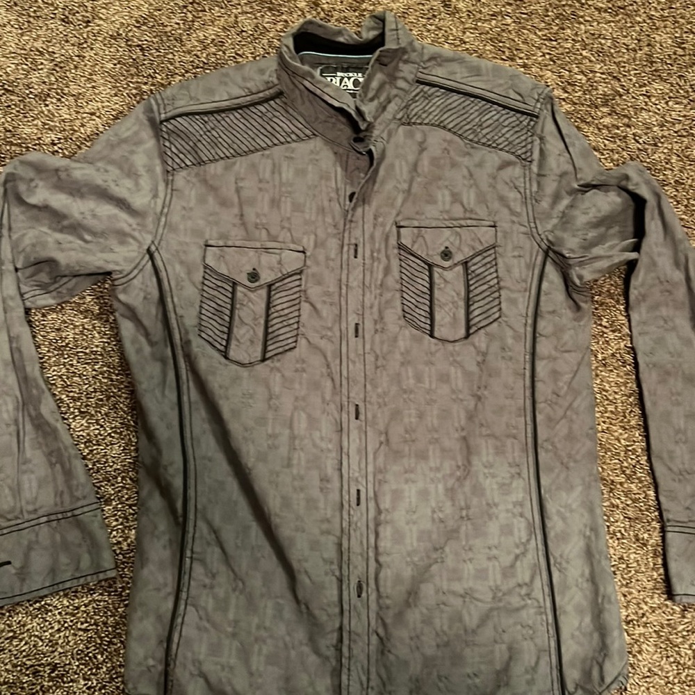 Buckle Black Button Down